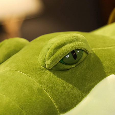 Jucarie de plus, Crocodilul Roco, Verde, 80 cm [4]