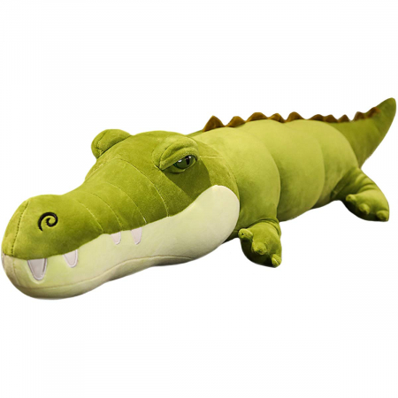 Jucarii de plus - Jucarie de plus, Crocodilul Roco, Verde, 80 cm