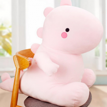 Jucarie de plus Dinozaur Roz Pinka 30 cm copii [7]