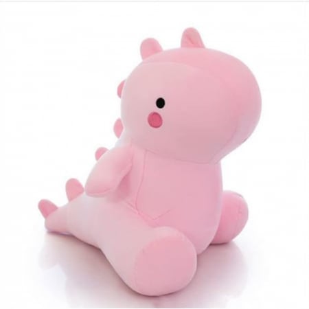 Jucarii de plus - Jucarie de plus Dinozaur Roz Pinka 30 cm copii