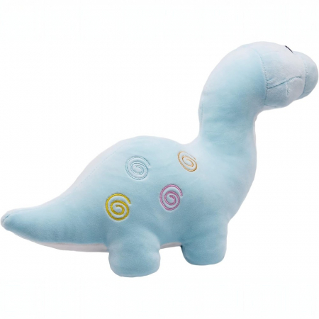 Jucarie de plus Dinozaur Albastru Bluzi 42 cm copii [2]