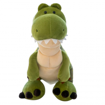 Jucarie de plus, Dinozaurul Rexie, Verde, 30 cm [1]