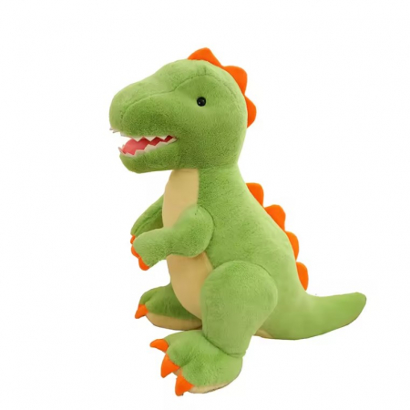 Jucarii de plus - Jucarie de plus, Dinozaurul T-Rex, Verde, 50 cm