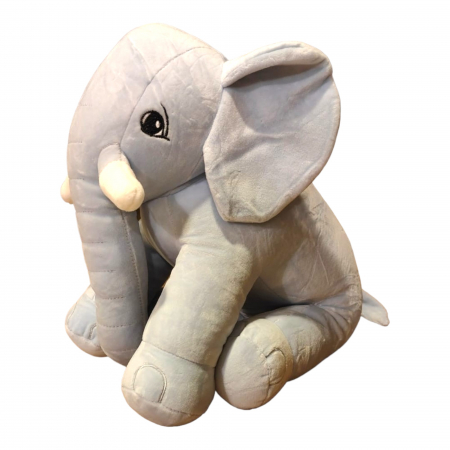Jucarie de plus, Elefantul Cicilino, Bleu, 35 cm [1]