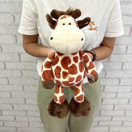 Jucarie de plus, Girafa Tilly, Rosu, 30 cm [7]