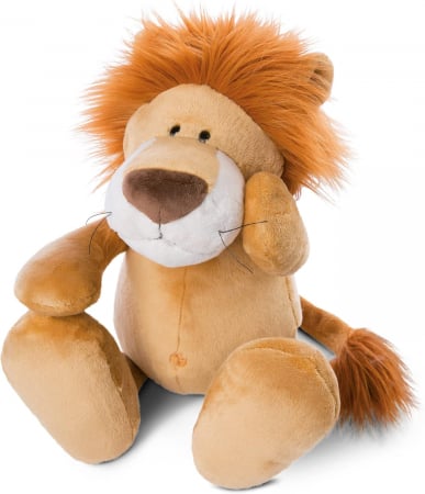 Jucarii de plus - Jucarie de plus, Leul Simba, Maro, 30 cm
