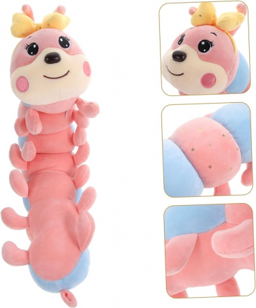 Jucarie de plus, Omida Cozy, Roz/Bleu, 100 cm [2]