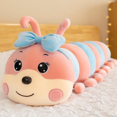 Jucarie de plus, Omida Cozy, Roz/Bleu, 55 cm [7]