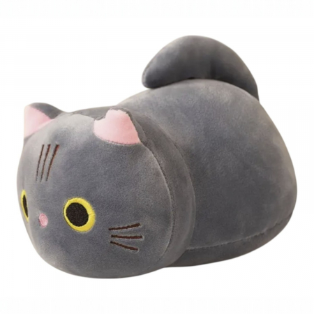 Jucarie de plus Pisica Gri Smokey 25 cm copii [1]