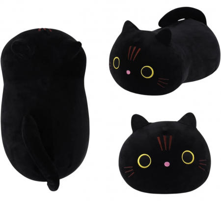 Jucarie de plus Pisica Neagra Luna 25 cm copii [7]