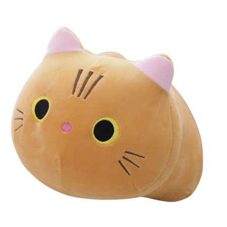 Jucarii de plus - Jucarie de plus Pisica Portocalie Mimi 25 cm copii