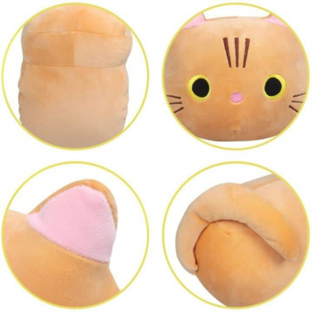 Jucarie de plus Pisica Portocalie Mimi 25 cm copii [2]