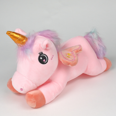 Jucarie de plus, Unicornul Lenes, Roz, 40 cm [1]
