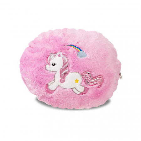 Jucarie de plus, Unicornul Magic, Alb/Roz, 30 cm [5]