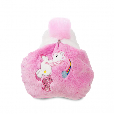 Jucarie de plus, Unicornul Magic, Alb/Roz, 30 cm [6]