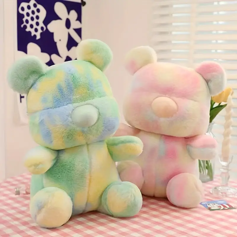 Jucarie de plus, Ursuletul Colorici, Roz, 35 cm [4]