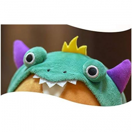 Jucarie de plus, Veverita Dino, Verde, 25 cm [3]