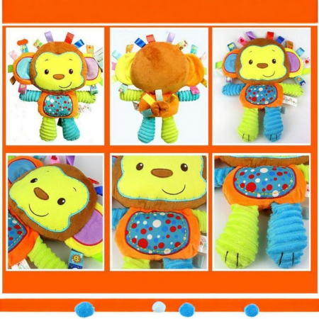 Jucarie senzoriala Maimutica de plus Mimo 25 cm bebelusi [3]