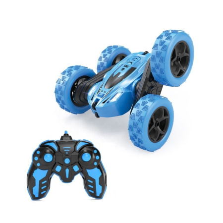 Jocuri și jucării - Masina cu telecomanda RC Stunt Car, cascadorii 360°, rotire fata-verso, roti anti-soc, 4x4