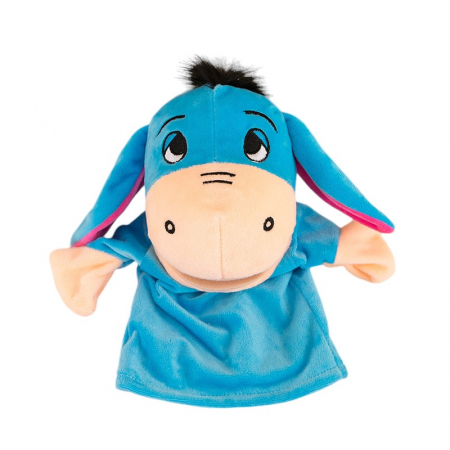 Jucarii de plus - Papusa de mana din plus, Animanusa Magarus, Bleu, 25 cm