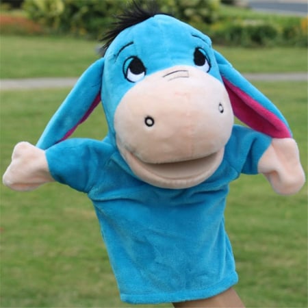Papusa de mana din plus, Animanusa Magarus, Bleu, 25 cm [1]