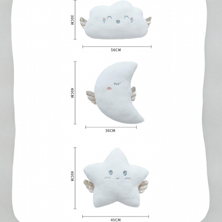 Perna de plus Luna Alba copii Luni 40x36 cm [6]