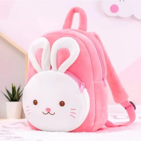 Rucsac de plus Iepuras Roz Bunny Boo 28 cm fetite [2]