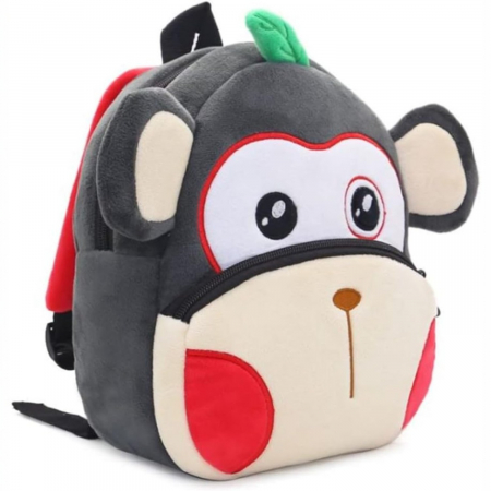 Rucsac de plus Maimutica Neagra Mimo 26 cm copii [3]