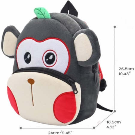 Rucsac de plus Maimutica Neagra Mimo 26 cm copii [1]