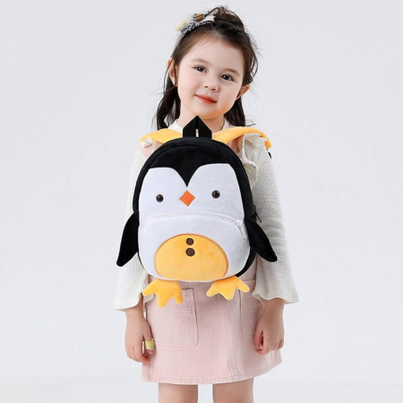 Rucsac de plus Pinguin Pingu 26 cm copii [6]