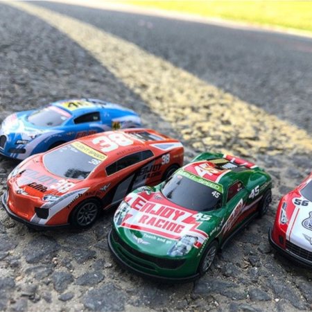 Set 10 Masinute Metalice Die-Cast pentru Copii, Scara 1:64, Modele Sport, Jucarii de Colectie, Cadou Baieti 3+ Ani [6]