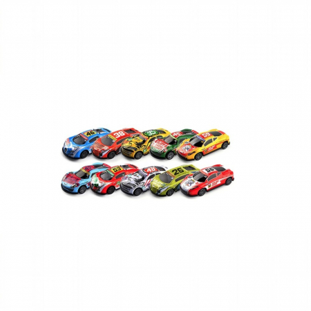 Set 10 Masinute Metalice Die-Cast pentru Copii, Scara 1:64, Modele Sport, Jucarii de Colectie, Cadou Baieti 3+ Ani [3]