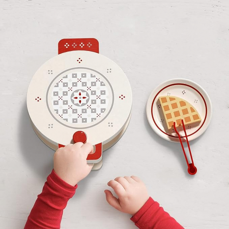 Set de joaca eco din lemn, Clatite delicioase, 7 piese [3]