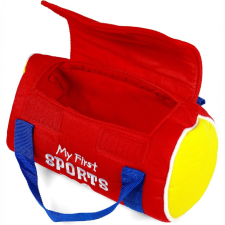 Set Jucarii Sportive din Plus – Geanta cu 4 Mingi Moi pentru Bebelusi si Copii Mici ⚽ [6]