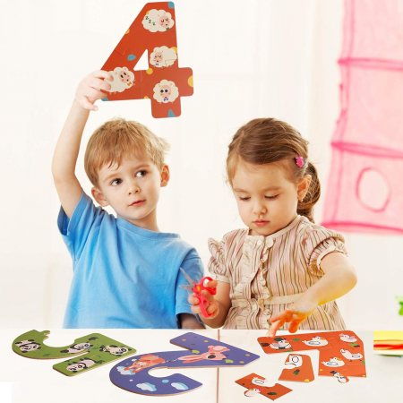 Set Puzzle cu Numere si Animale - O Calatorie Educativa in Lumea Cunoasterii [3]