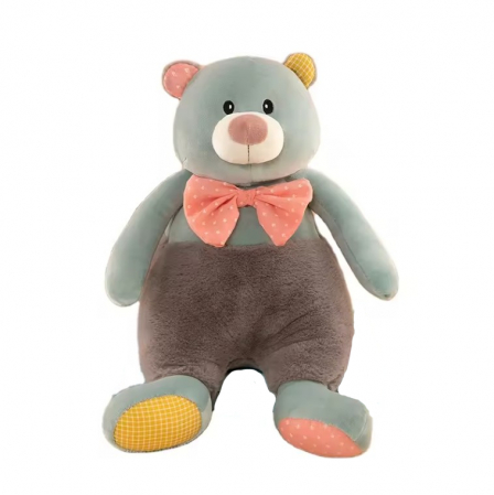 Jucarii de plus - Jucarie de plus, Ursuletul Costumat, Bleu, 35 cm