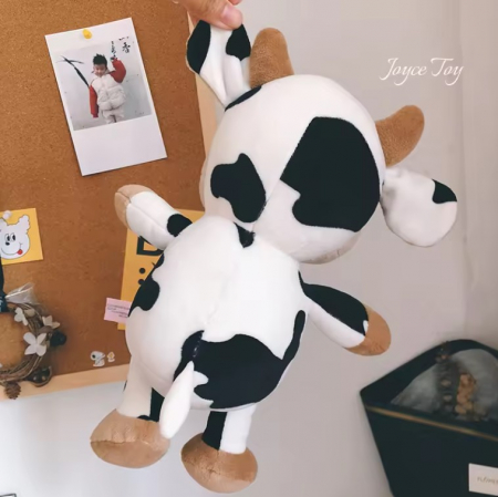 Jucarie de plus, Vacuta Cowie, Alb/Maro, 40 cm [4]