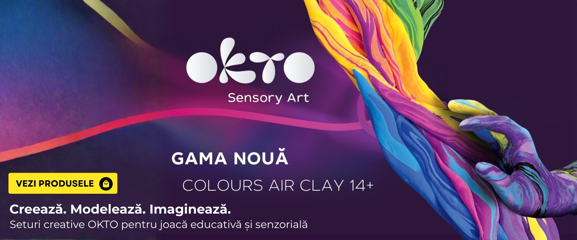 Seturi creative OKTO pentru joacă educativă și senzorială