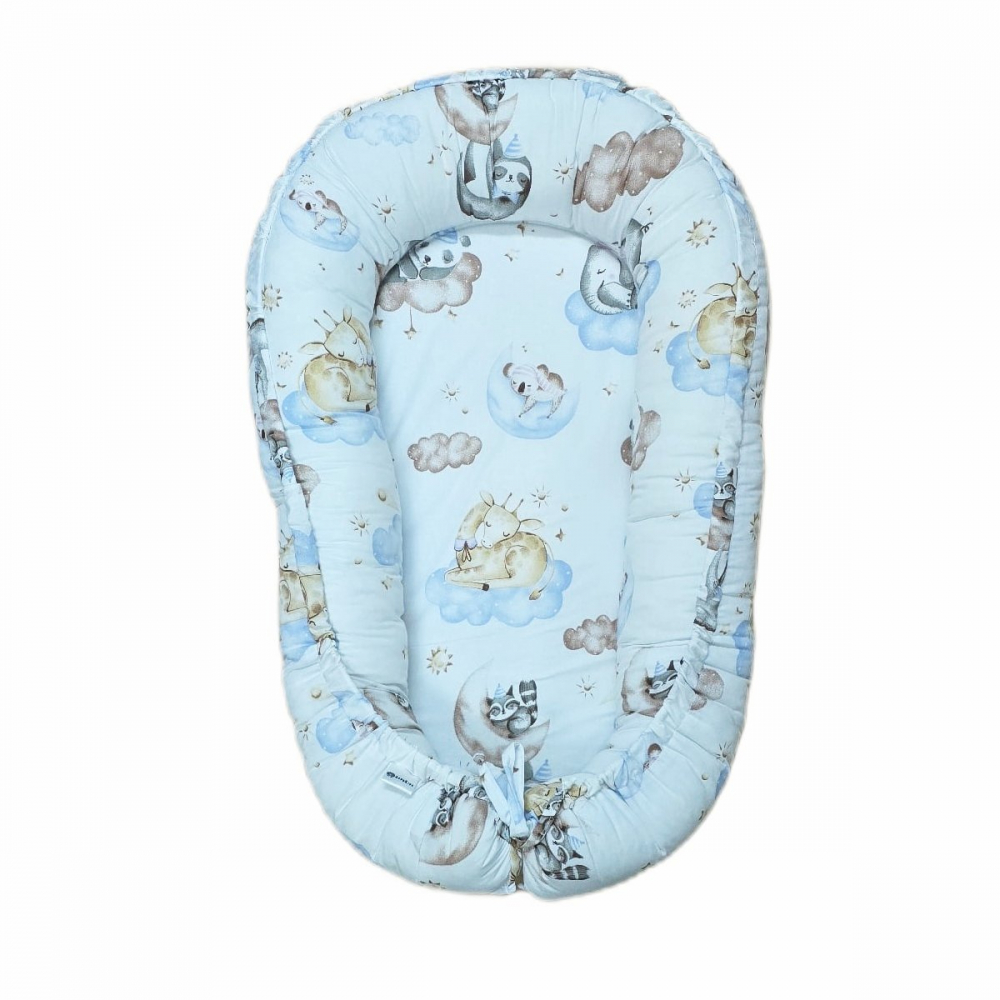 Baby nest din bumbac, Appekids, Clouds [1]