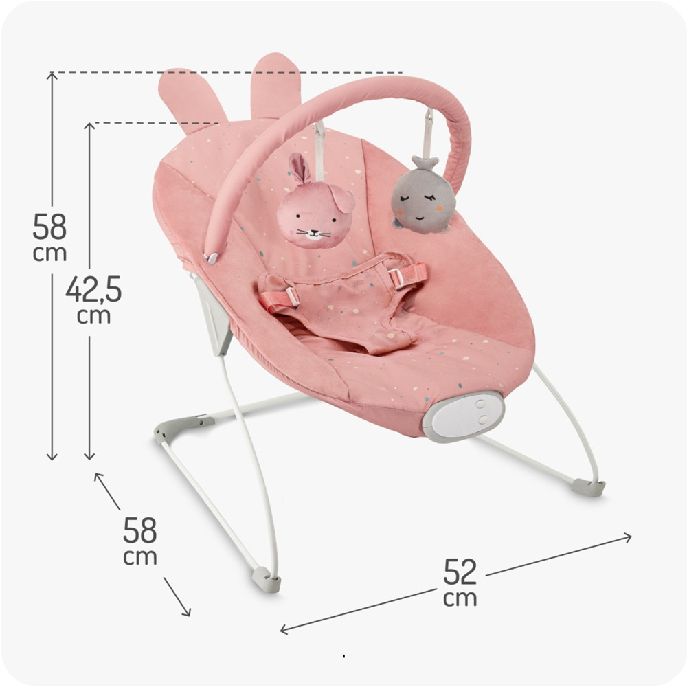 Balansoar bebelusi MoMi Glossy - Pink [3]