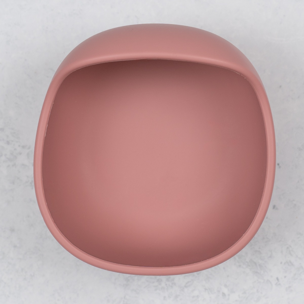 Bol din silicon cu ventuza, AppeKids, Classic - Old Rose [6]