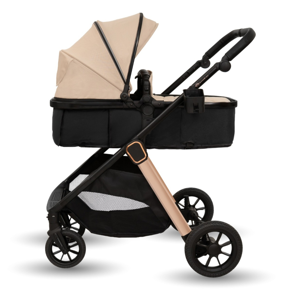 Carucior transformabil 2in1, Appekids Elite - Sand [2]