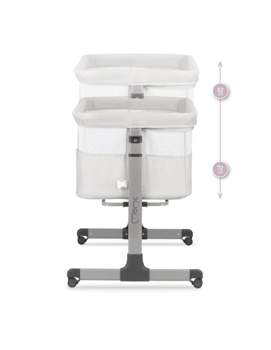 Co-sleeper MoMi, Revo - Light Grey [6]