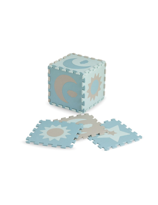 Covoras de joaca puzzle 93x93 cm Momi, Nebe - Blue [4]