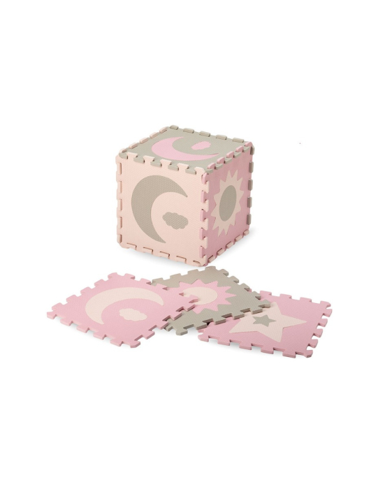 Covoras de joaca puzzle 93x93 cm Momi, Nebe - Pink [3]