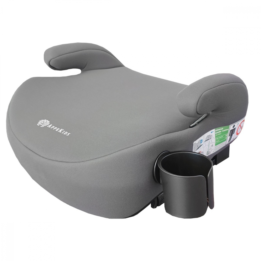 Inaltator auto cu isofix, I-SIZE, 125-150 cm , Appekids Junior - Grey [1]