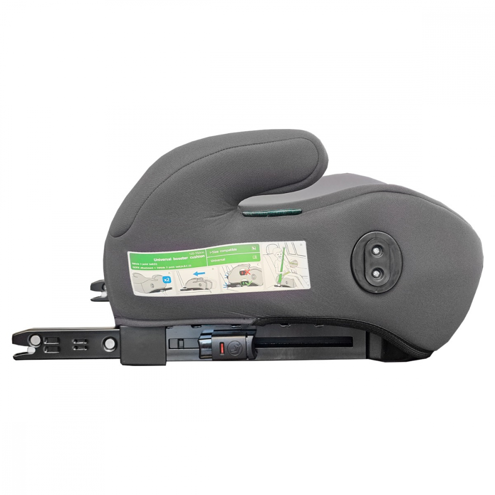 Inaltator auto cu isofix, I-SIZE, 125-150 cm , Appekids Junior - Grey [3]