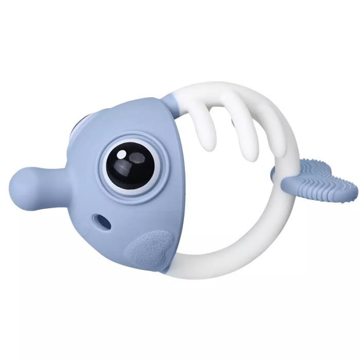 Inel Gingival Din Silicon, Mombella, Clownfish Light Blue [6]