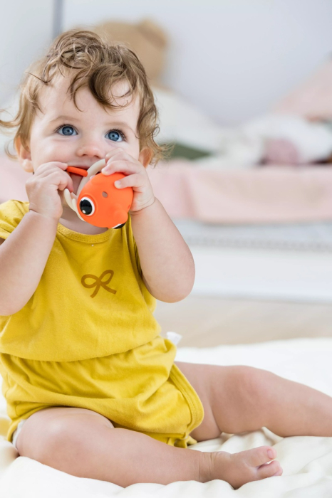 Inel Gingival Din Silicon, Mombella, Clownfish Orange [7]