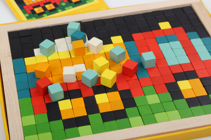 Joc Din Lemn Cubika - MOZAIC - PIXEL CARS [2]